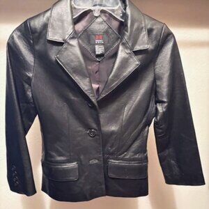 Girls leather jacket size 7/8